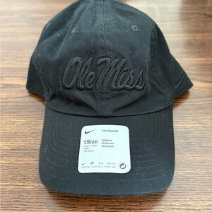 Nike Black Ole Miss Heritage86 Hat